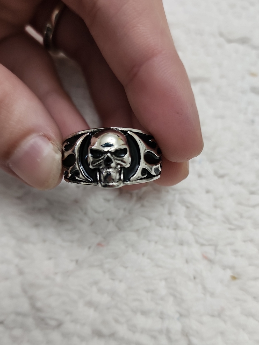 Autumn And Winter Party Men's Fashion Retro Punk Style Ring, Casual Accessory